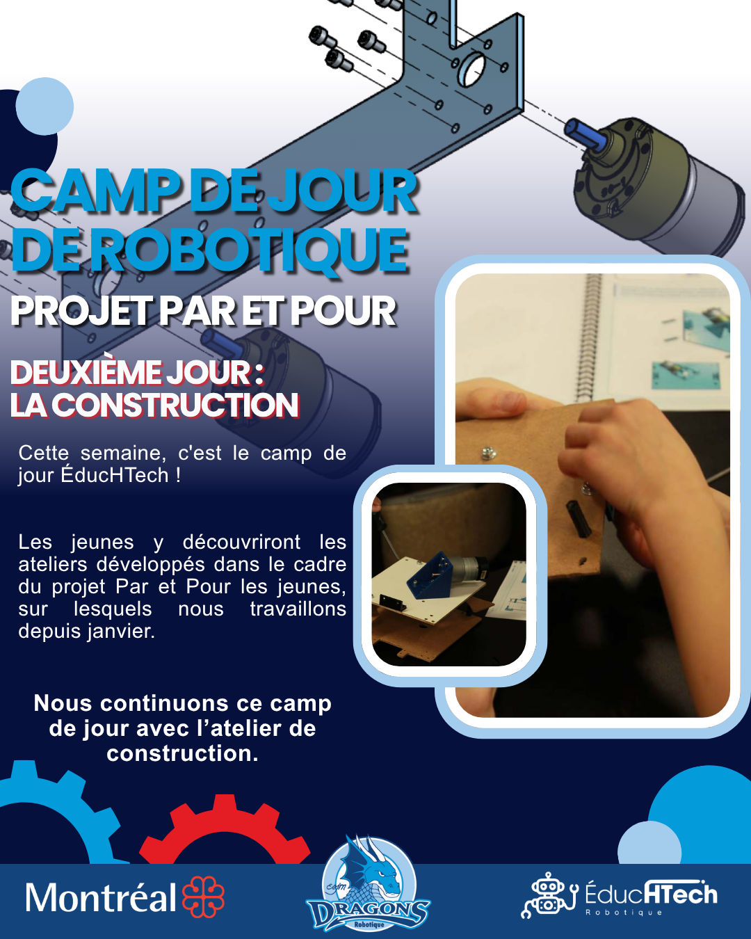 Atelier robotique et collaboration avec les jeunes